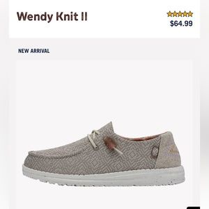**NWT** Size 9 Hey Dude Wendy Knit Desert Taupe